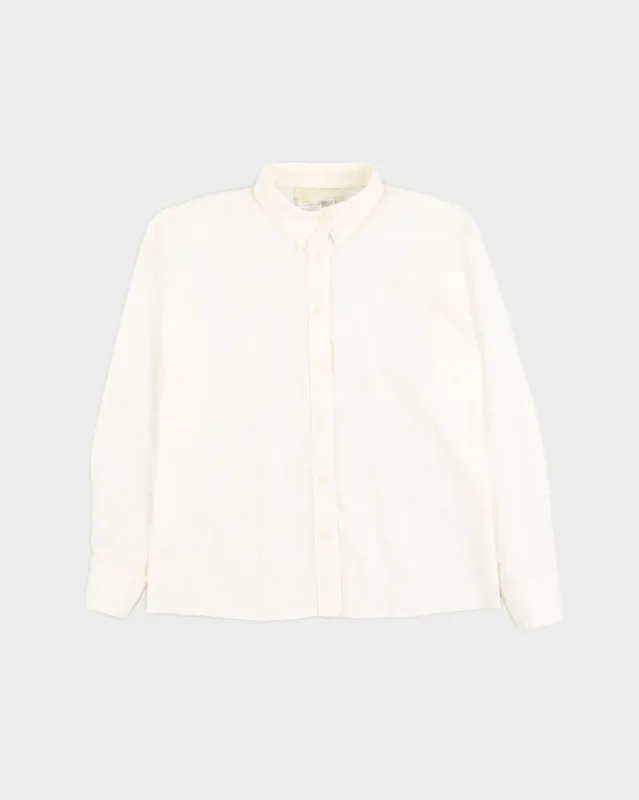 'S MaxMara White Blouse - S sold by Rokit