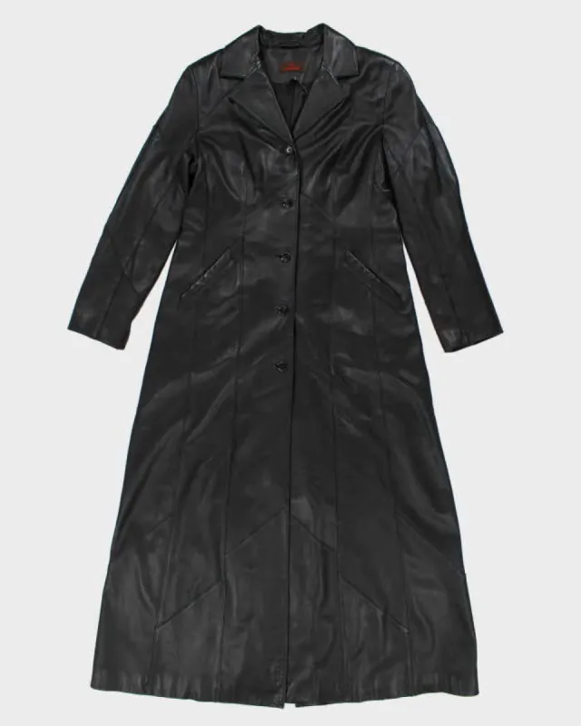 Vintage Danier Long Leather Jacket - L sold by Rokit