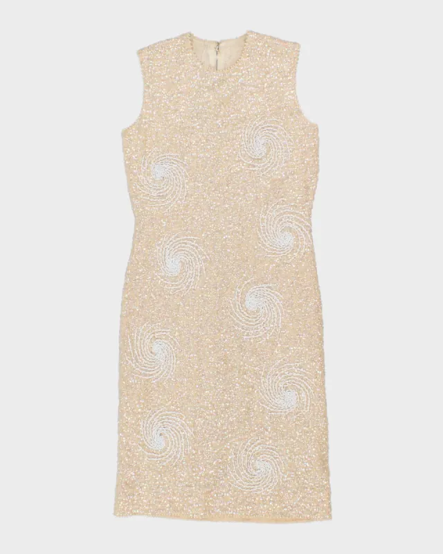 Sequined And Beaded Party Dress - S sold by Rokit