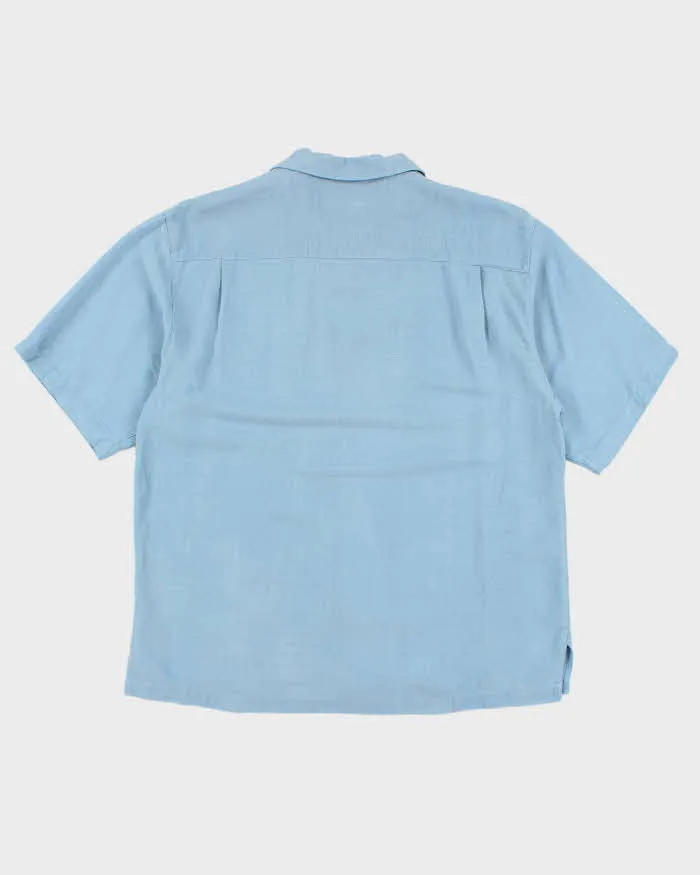 Jamaica Jaxx Blue Silk Shirt - L sold by Rokit product image thumbnail 2