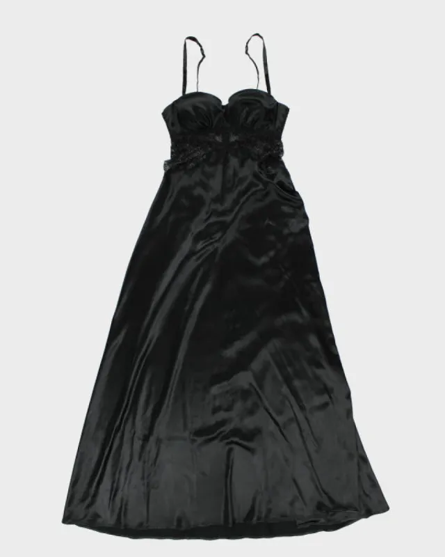 Y2k 00s La Senza Black Slip Dress - S sold by Rokit