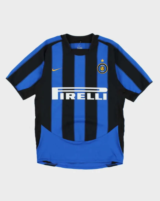 Vintage Inter Milan 2003/04 Home Football Shirt - S made by Nike