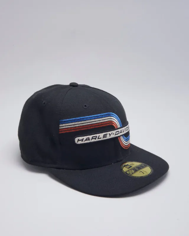Harley Davidson Black Snapback sold by Rokit