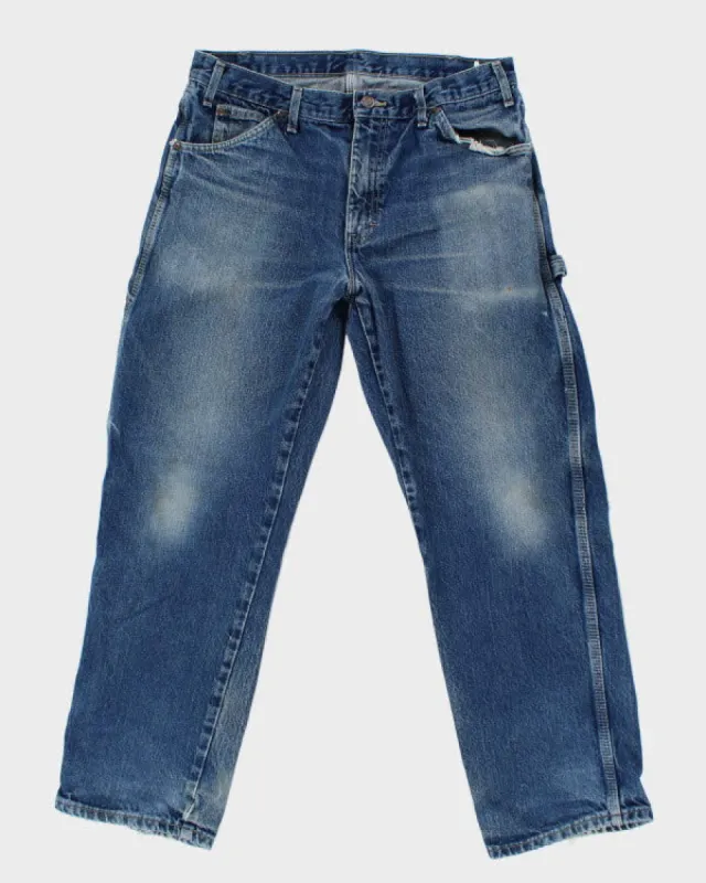 Vintage Dickies Wide Leg Carpenter Jeans - W32 L28 sold by Rokit