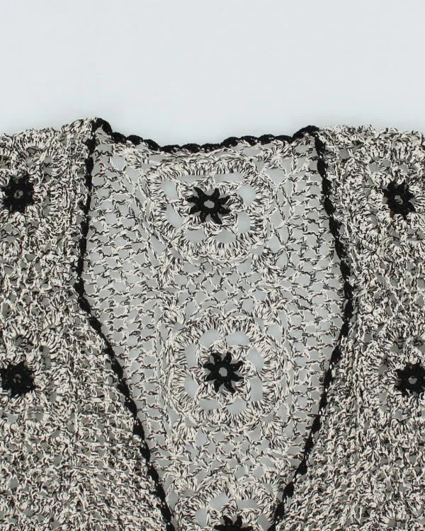 Y2k 00s Open Knit Cardigan - S sold by Rokit product image thumbnail 3