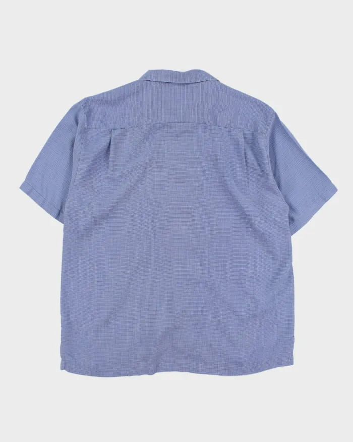 Vintage Men's Blue Tommy Bahama Silk Hawaiian Shirt - L sold by Rokit product image thumbnail 2