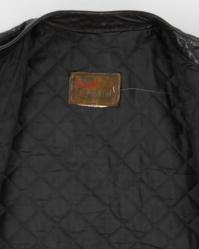 Vintage 90s Golden Crown by Bristol Leather Jacket - M sold by Rokit product image thumbnail 3