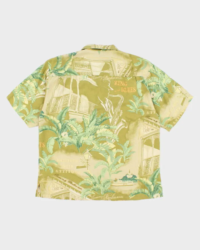Men's Vintage Green Tommy Bahama Hawaiian Shirt - XL sold by Rokit product image thumbnail 2