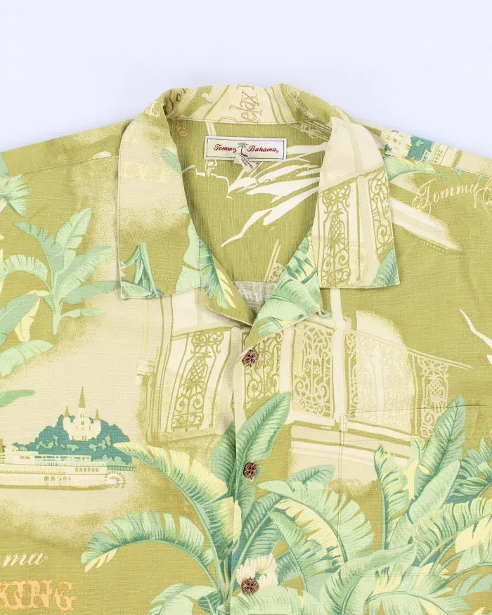 Men's Vintage Green Tommy Bahama Hawaiian Shirt - XL sold by Rokit product image thumbnail 3