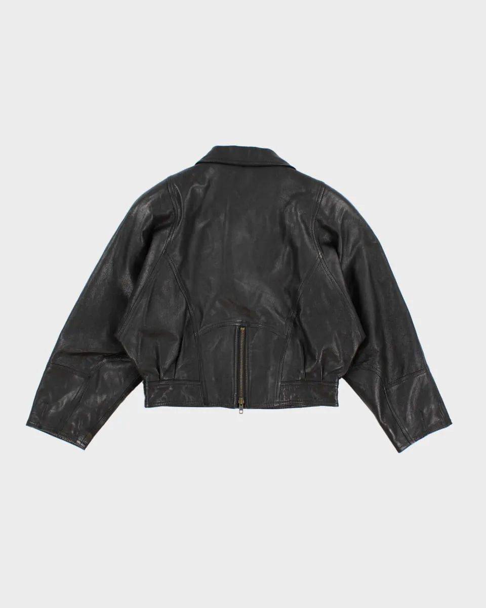 Vintage Cropped Leather Jacket - S sold by Rokit product image thumbnail 2