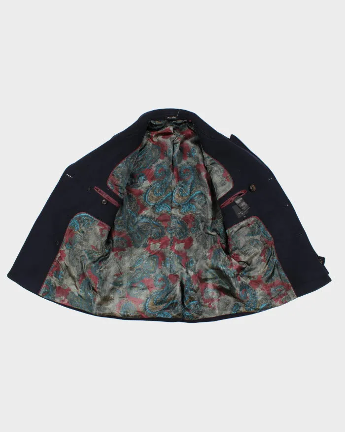 Ted Baker Navy Wool Blend Coat - L sold by Rokit product image thumbnail 5