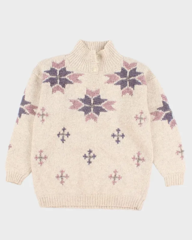 Vintage Pure Wool Chunky Knit - M sold by Rokit
