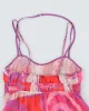 Y2k 00s La Senza Floral Mesh Cami - M sold by Rokit