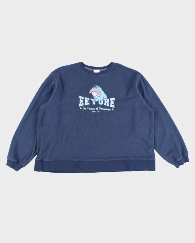 Vintage 90s Disney Store Eeyore 'The Power Of Pessimism' Sweatshirt - XXL sold by Rokit
