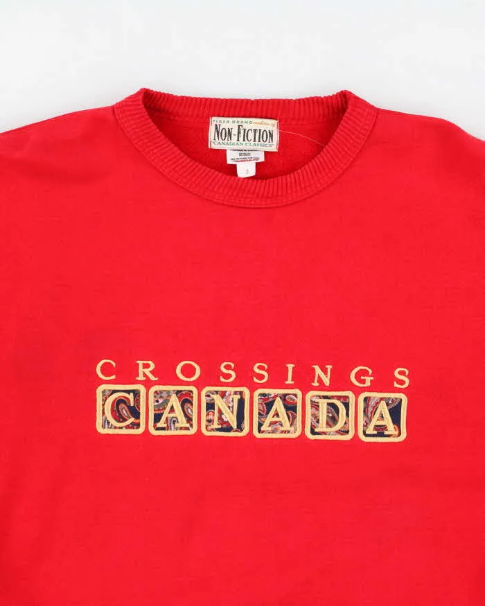 Vintage 90s Non-Fiction Embroidered Sweatshirt - XXXL sold by Rokit product image thumbnail 3