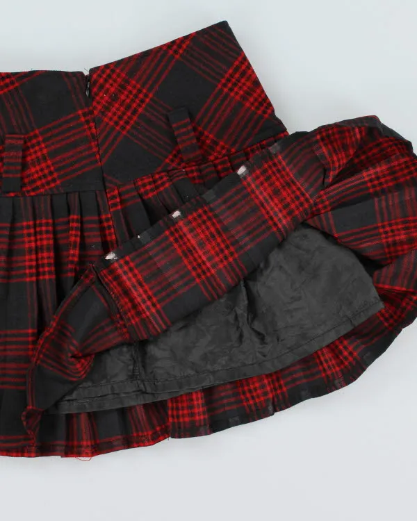 Tartan Pleated Mini Skirt - XS sold by Rokit product image thumbnail 4