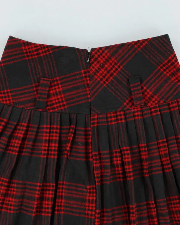 Tartan Pleated Mini Skirt - XS sold by Rokit product image thumbnail 3