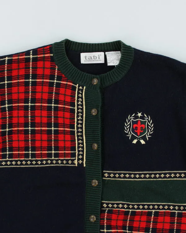 Vintage 90s Tabi International Tartan Detailed Cardigan - XS sold by Rokit product image thumbnail 4