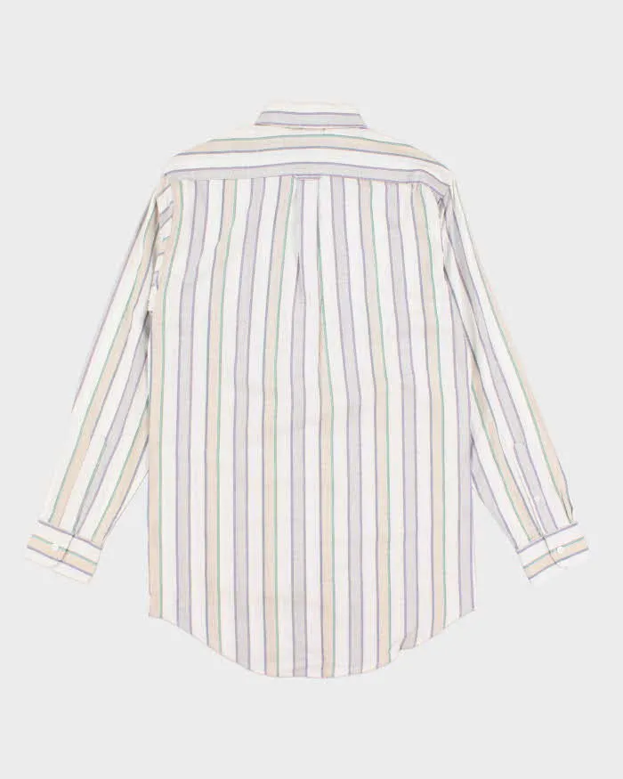 Y2k 00s Deadstock Navigator Striped Shirt - S sold by Rokit product image thumbnail 2