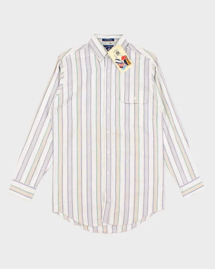 Y2k 00s Deadstock Navigator Striped Shirt - S sold by Rokit