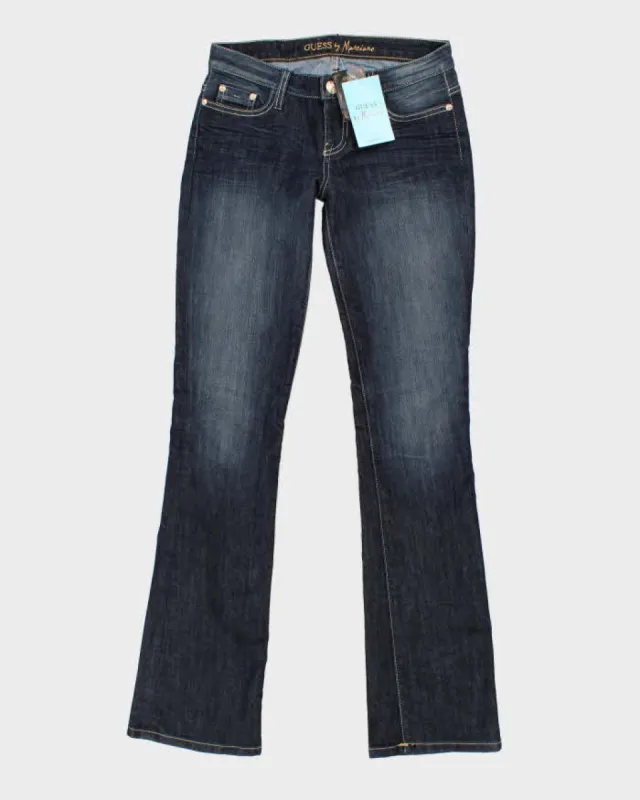 Y2K 00's Women's Deadstock Guess Navy Boot Cut Jeans - W28 L33 sold by Rokit