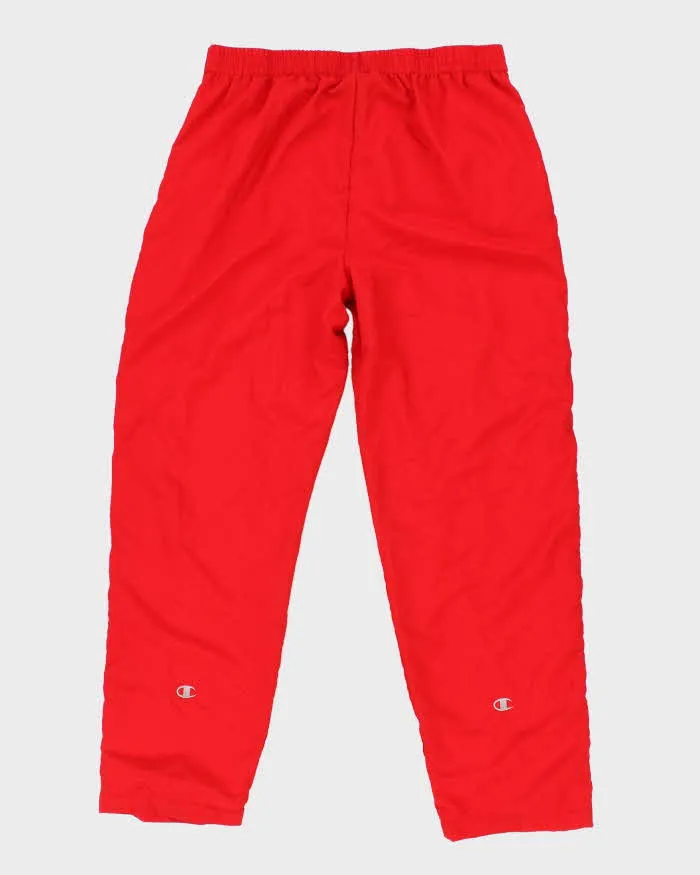 Vintage 90s Champion Red Track Bottoms - L sold by Rokit product image thumbnail 2