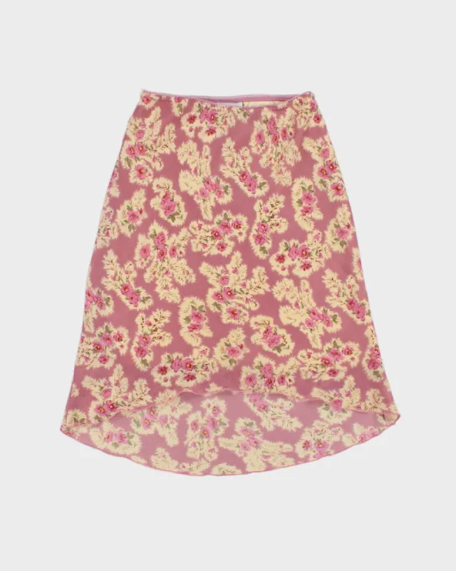 Vintage 80s/90s Floral Skirt - S sold by Rokit