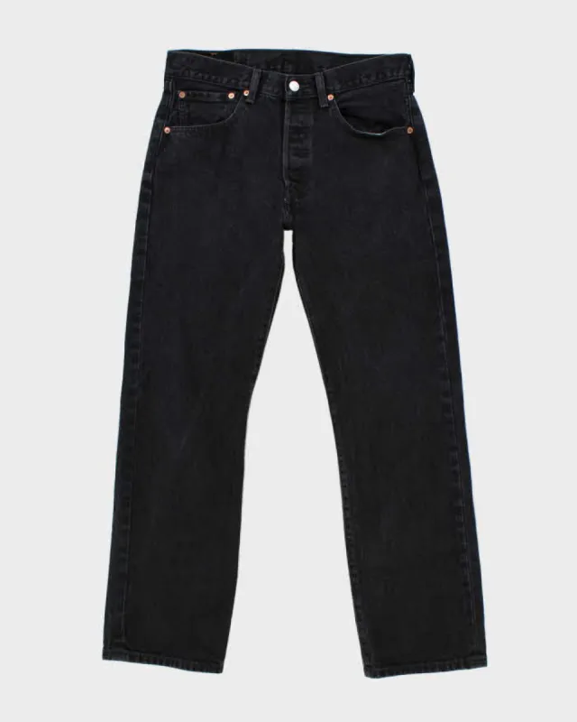 Vintage Levi's 501 Black Jeans - W31 L30 sold by Rokit