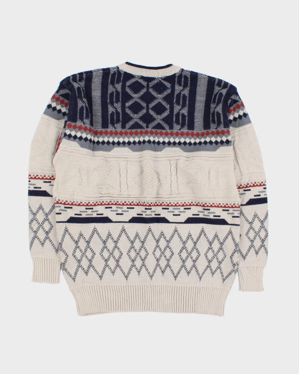Vintage 90s Multi Coloured Knit Jumper - M/L sold by Rokit product image thumbnail 2