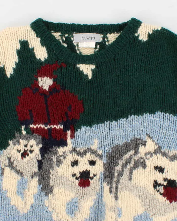 Mens Husky Print Wool Knit Sweater - L sold by Rokit product image thumbnail 3