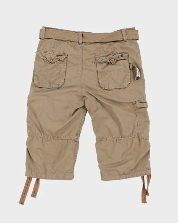 Superdry Belted Beige Cargo Shorts - W32 sold by Rokit product image thumbnail 2