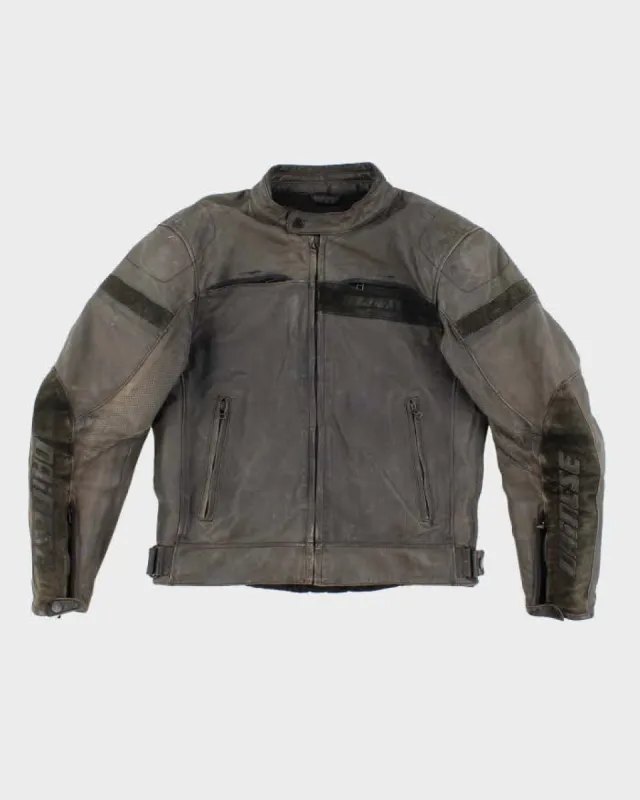 Vintage Mens Green Dainese Leather Biker Jacket - M sold by Rokit