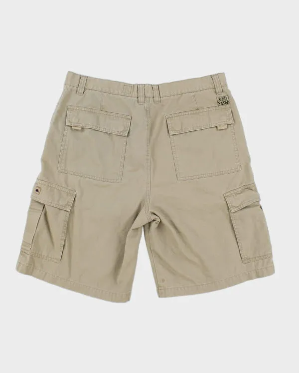 00s Quiksilver Beige Cargo Shorts - W36 sold by Rokit product image thumbnail 2