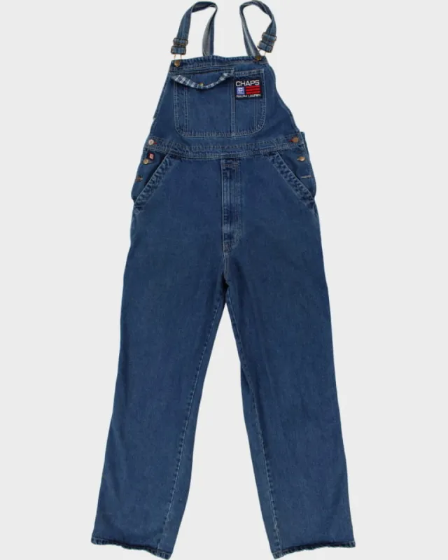 Vintage 90s Chaps Denim Dungarees - W42 L34 sold by Rokit