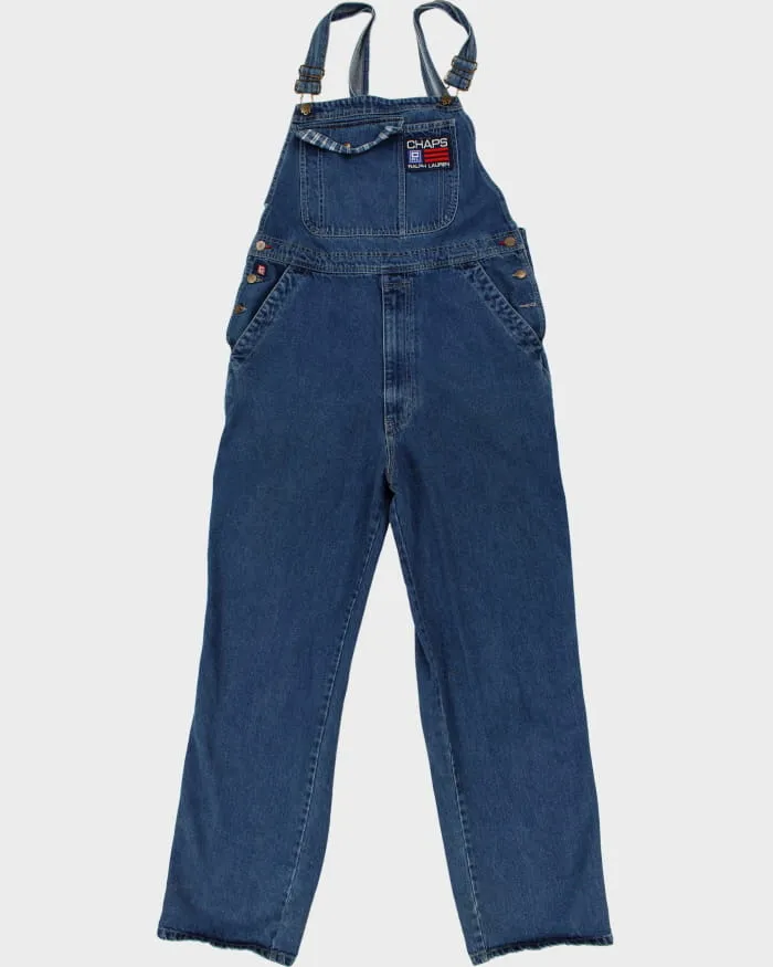 Vintage 90s Chaps Denim Dungarees - W42 L34 sold by Rokit