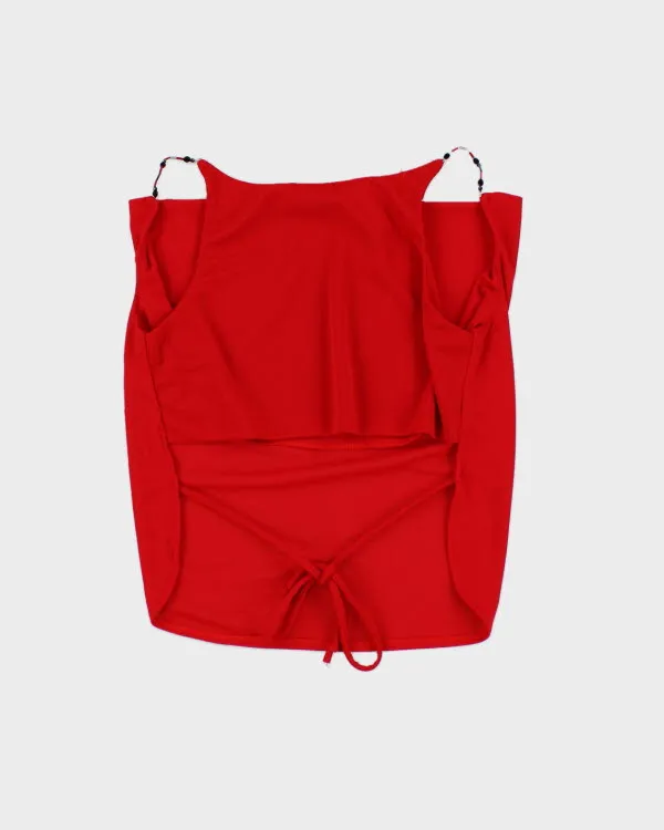 Y2k 00s M Studio Cowl Neck Backless Cami - S sold by Rokit product image thumbnail 2