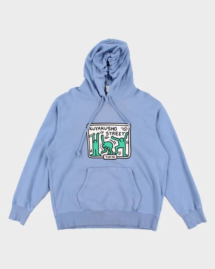 Men's Blue Uniqlo X Keith Haring Hoodie - M sold by Rokit