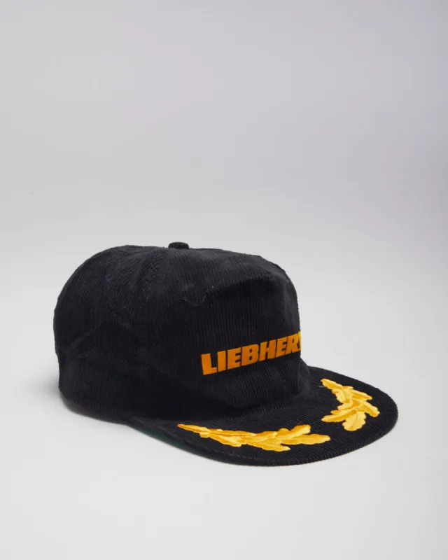 Vintage 90's Liebherr Racing Corduroy Snapback Cap - OS sold by Rokit