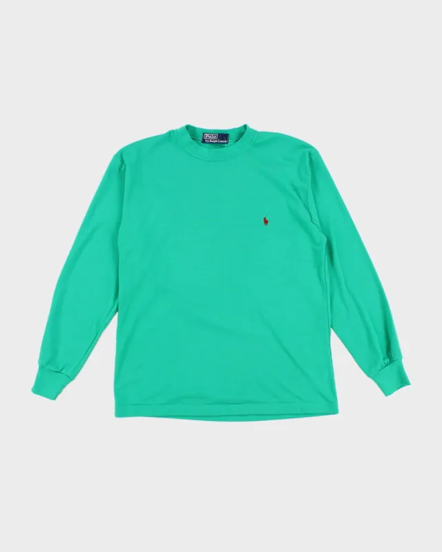 90's Vintage Men's Ralph Lauren Long Sleeve T-Shirt - M made by Ralph Lauren