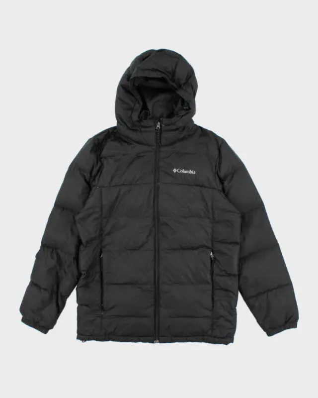 Men's Black Columbia Zip Up Puffer Jacket - M sold by Rokit