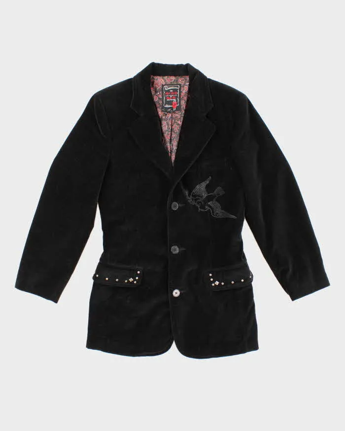 00s Guess Velvet Western Style Blazer - S sold by Rokit