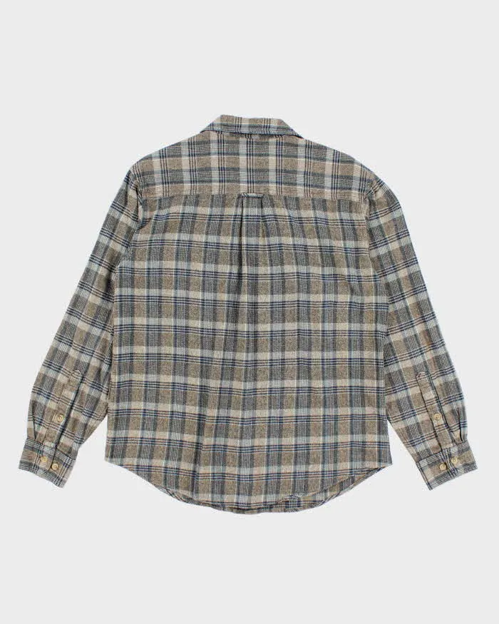 00s Vintage Mens Blue Woolrich Flannel Shirt - M sold by Rokit product image thumbnail 2