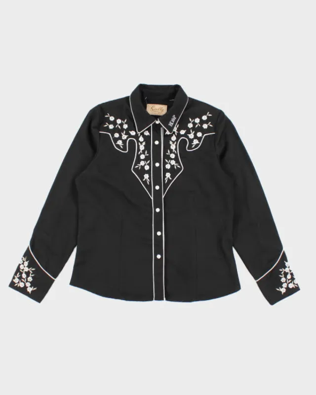 Scully Pearl Western Embroidered Snap Shirt - L sold by Rokit