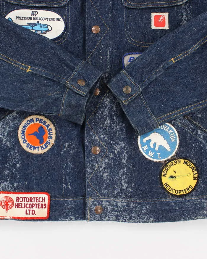 Vintage 80s GWG Patched Denim Jacket - L sold by Rokit product image thumbnail 4