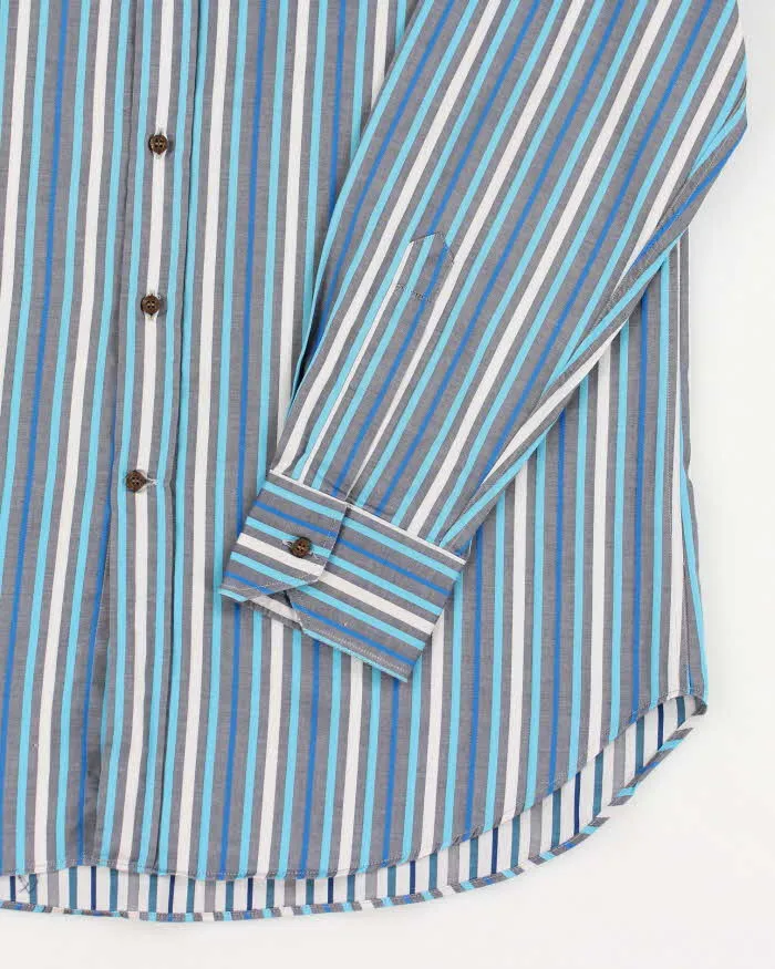 Vintage Etro Striped Button Up Shirt - L sold by Rokit product image thumbnail 4