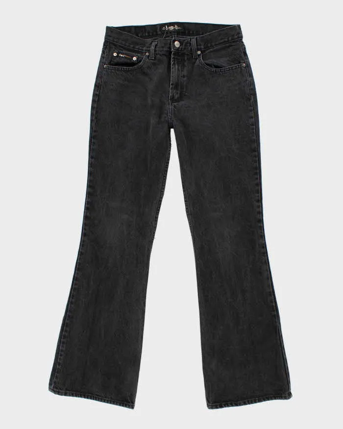 Vintage Women's Dark Stone Wash Flare Jeans - W28 L30 sold by Rokit