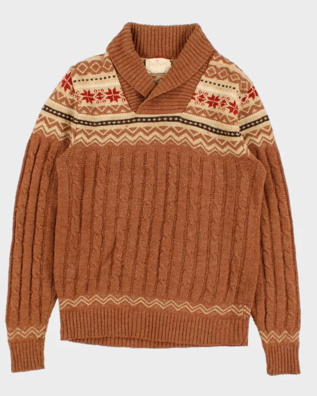 Vintage Classic Chunky Knit Jumper - L sold by Rokit