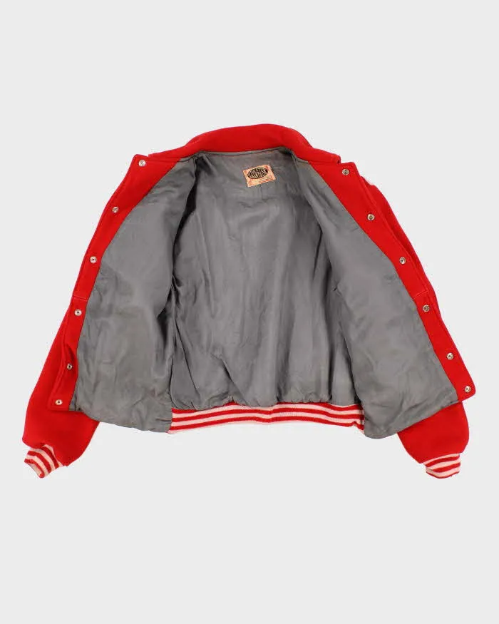 Mens Vintage 1960s Red Wool Cardinals Varsity Jacket - S sold by Rokit product image thumbnail 4