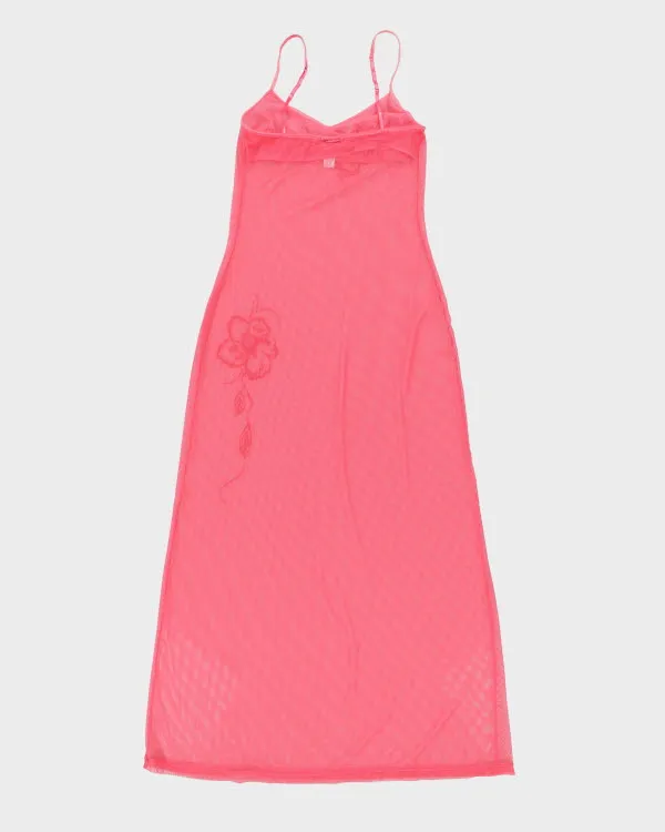 Y2k 00s La Senza Pink Mesh Dress - M sold by Rokit product image thumbnail 2
