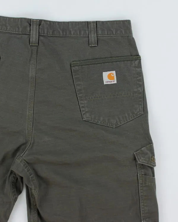 Vintage Carhartt Wide Leg Cargo Shorts - W36 L10 sold by Rokit product image thumbnail 4